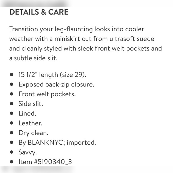 BLANKNYC Suede Gray Miniskirt - Picture 7 of 7